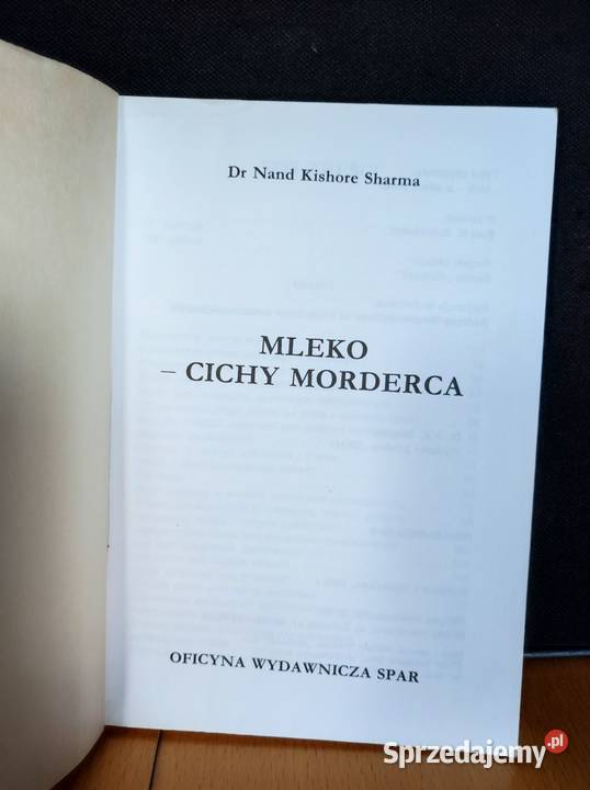 Mleko Cichy Morderca Nand kishare Sharma sprzedam