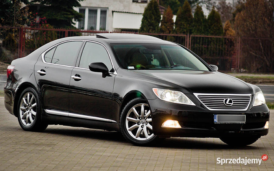 Piękny zadbany ikona komfortu Lexus Ls460 elektrochrom. lusterka boczne Łódź