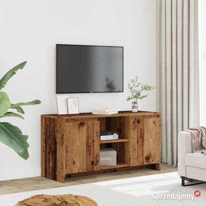 Szafka pod TV stare drewno 102x375x525 WM856782