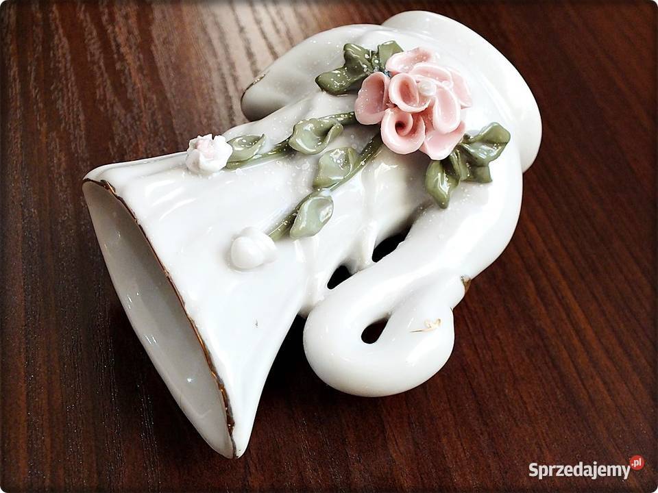 Wazon Wazonik Łabędź figurka Biała Porcelana lubuskie Żary
