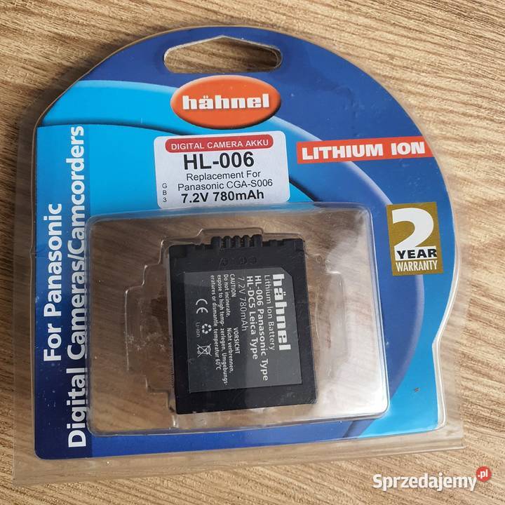 Akumulator HL006 Panasonic do aparatów lubuskie Nowa Sól