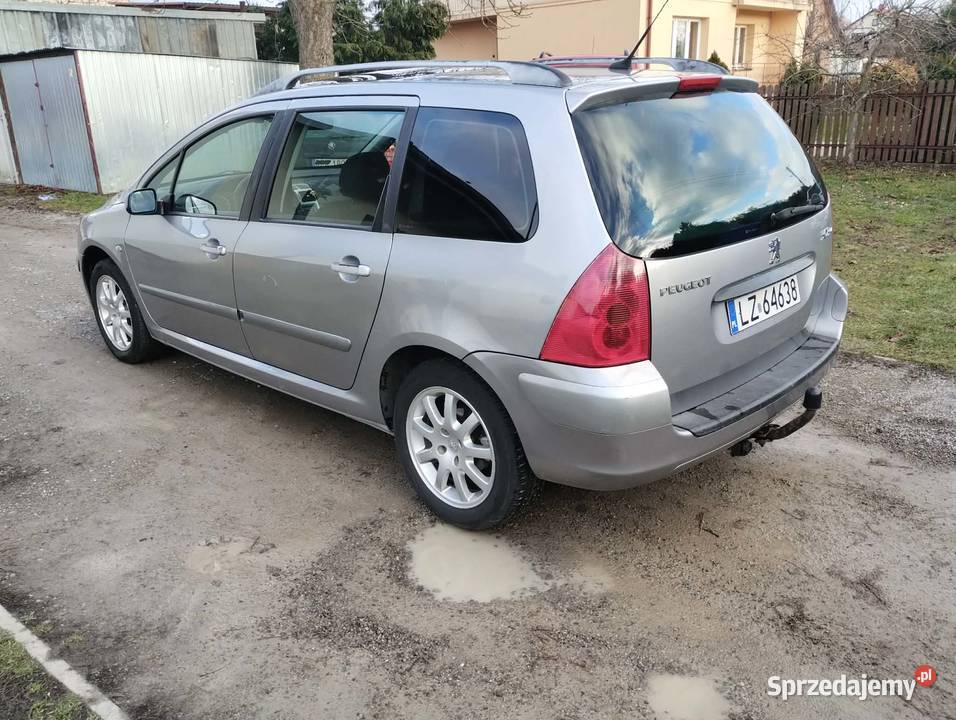 Peugeot 307 kombi automat 20 bezyna gaz 7 osob Nisko