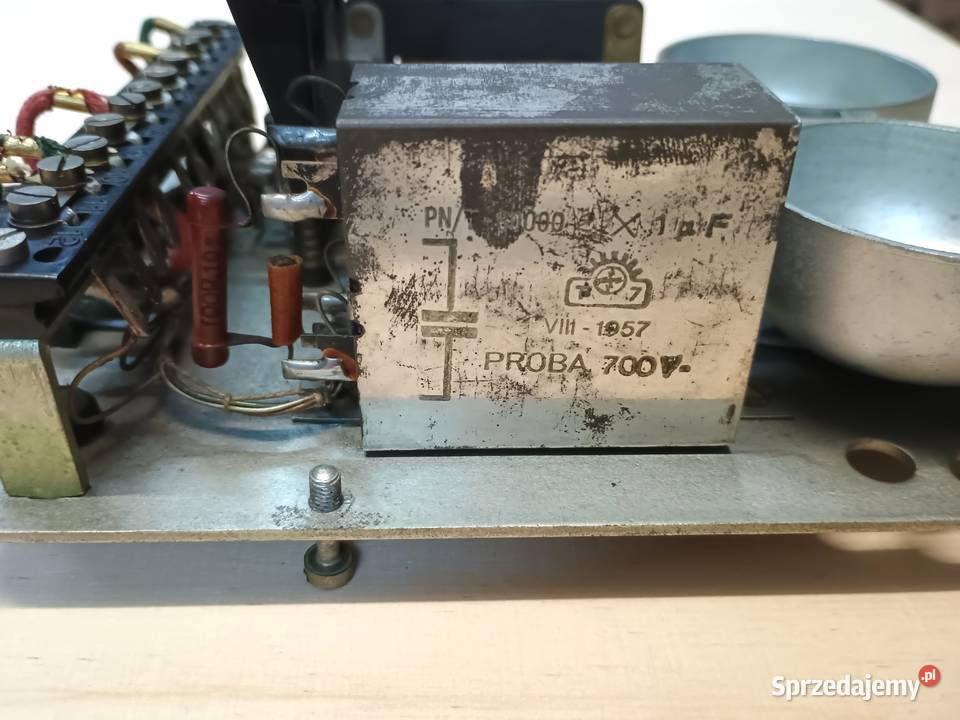 PRL Telefon T4 bakelit 1958r Piękny ekspozycyjny Częstochowa