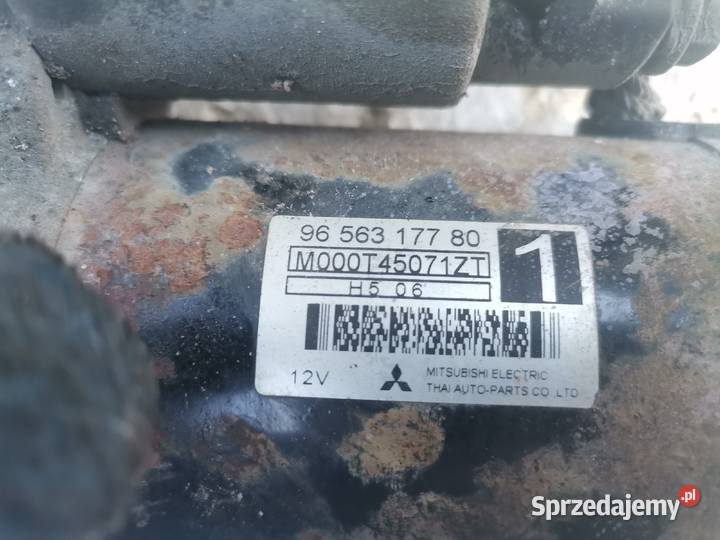 Rozrusznik Peugeot 207 14 9656317780 osobowe Wisznice