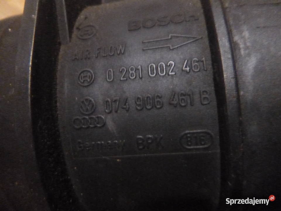 PRZEPŁYWOMIERZ AUDI A4 VW B6 19 TDI 074906461B