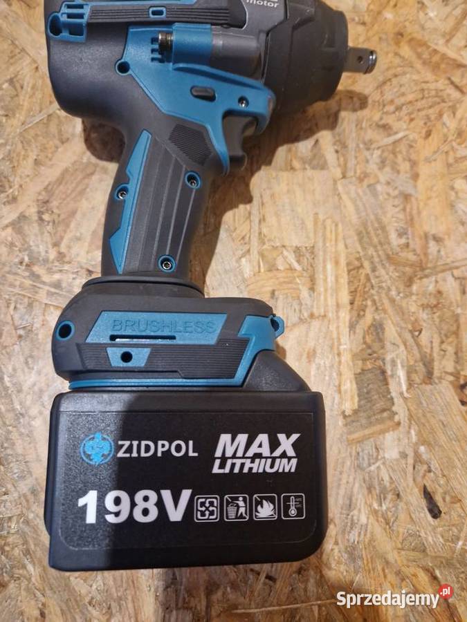 Klucz udarowy 1500Nm Zidpol N51 2xAKU 48V 60 ah