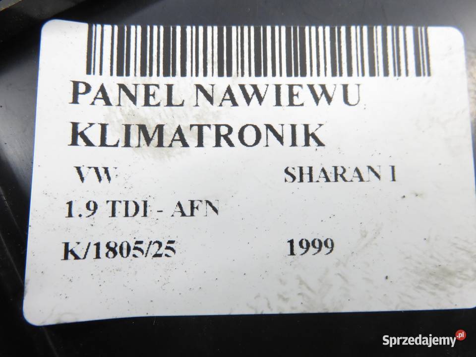 KLIMATRONIK VW SHARAN I 7M0907040BG osobowe małopolskie