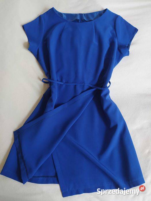 Sukienka chabrowa elegancka 2XL Rozmiar 44(XXL) podkarpackie Rzeszów sprzedam
