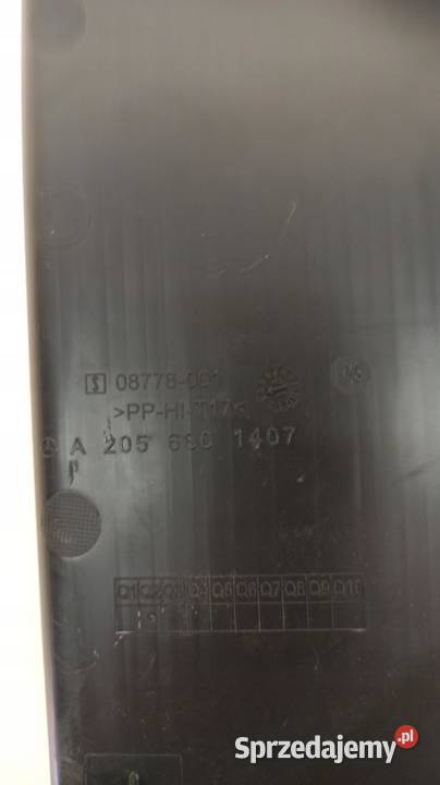 OSŁONA DESKI KONSOLI PRAWA MER W205 A2056801407
