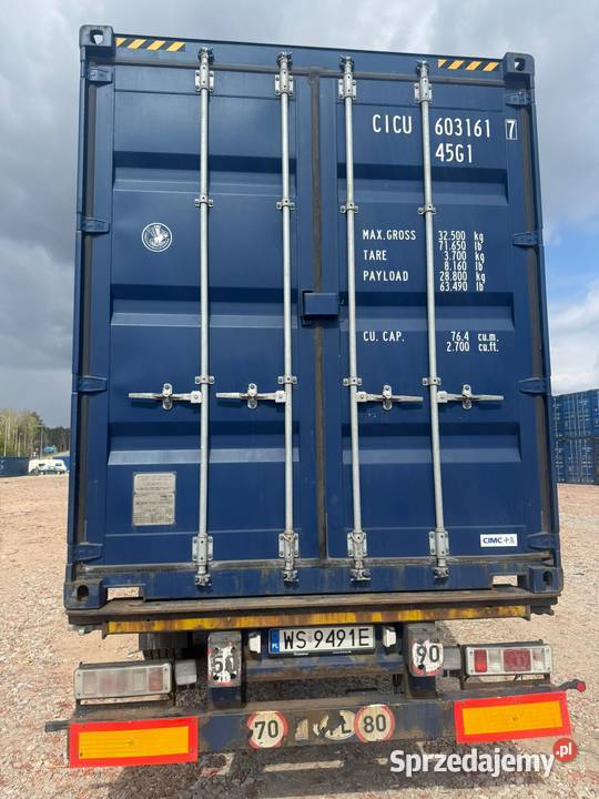 Kontener Morski 40HC YOM2024 RAL5013 Warszawa