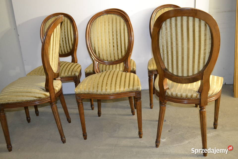 krzesła medaliony 6 Będzin