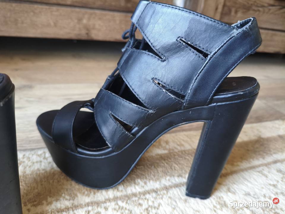 Wysokie Sandały na platformie z Looka Bełżyce