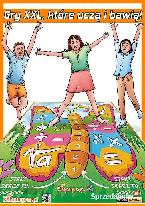 MOTYL MATEMATYCZNY gra podłogowa XXL DZIECI do Olsztyn