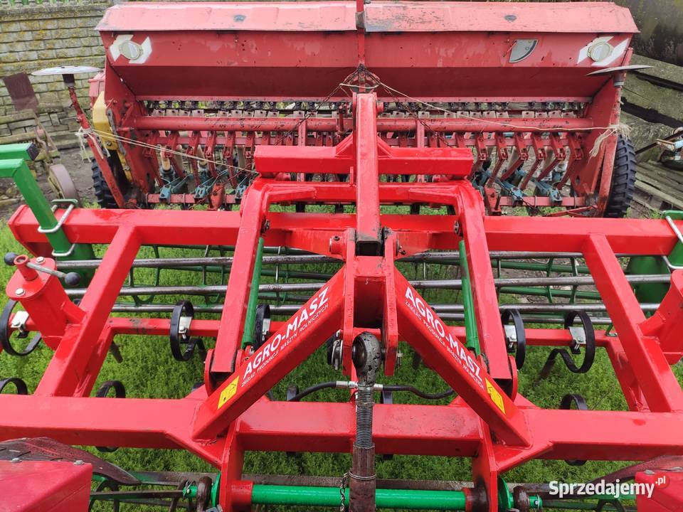 Agregat uprawowo siewny AGROMASZ 27m siewnik nieuszkodzony Chodów