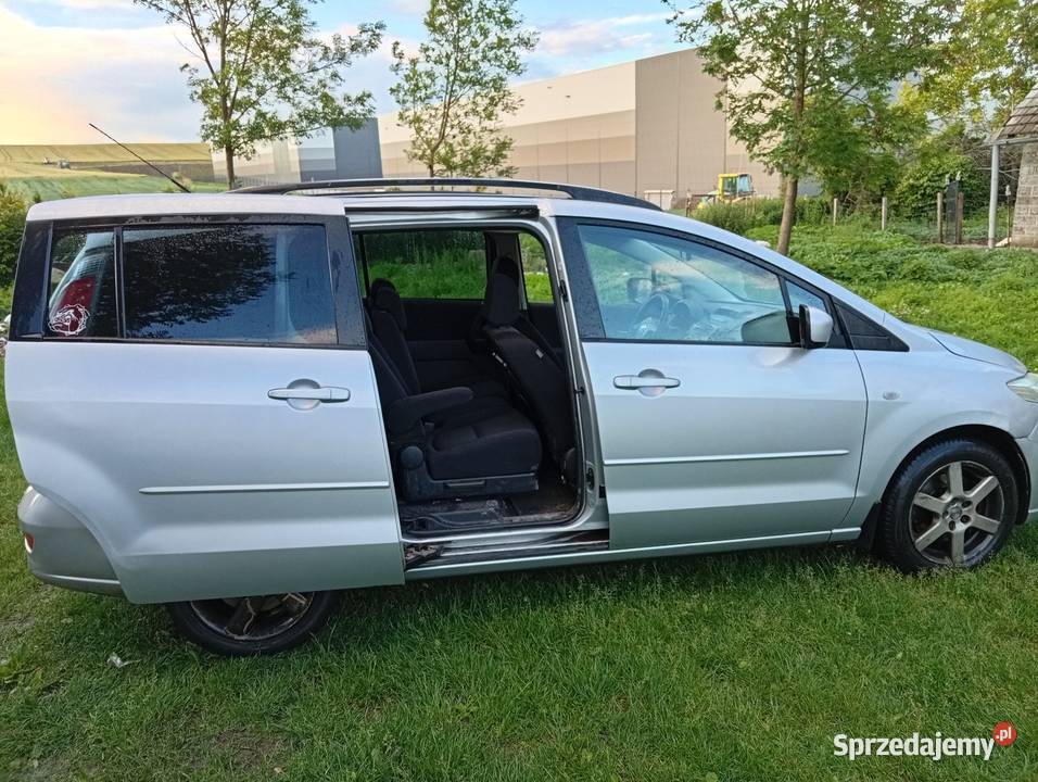 Mazda 5 7 osób silnik 2 0 LPG srebrny 5 Samochody osobowe Kraków