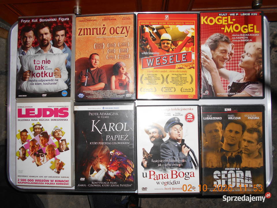 Rózne filmy polskie na dvd sprzedam