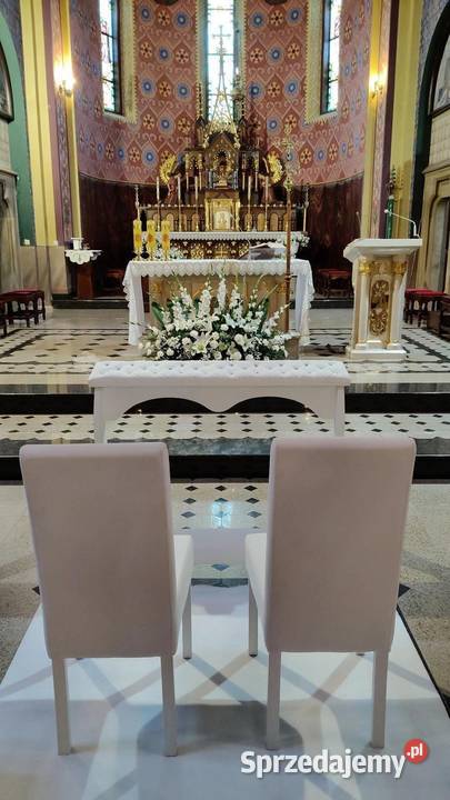 Dekoracja kościoła i sali na wesele i ślub Gorzyce
