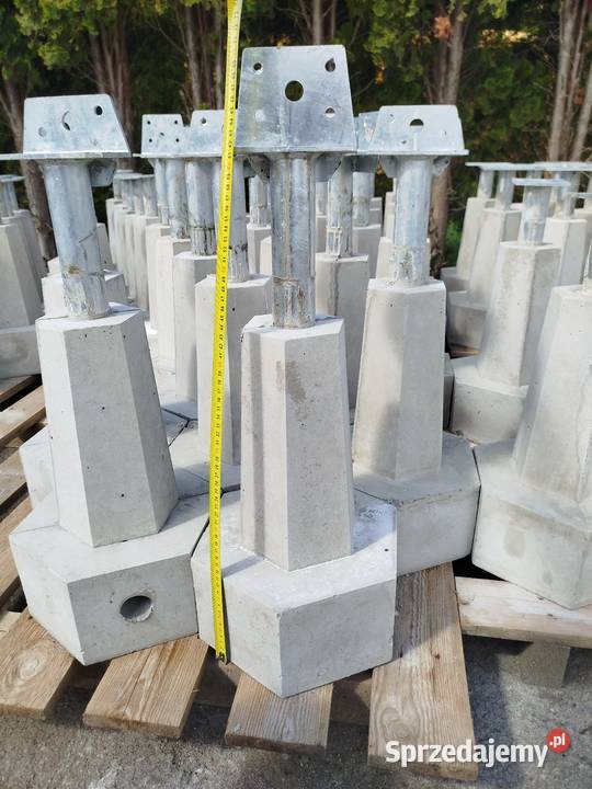 Fundament wkopywany 26 tarasu pergoli wiaty