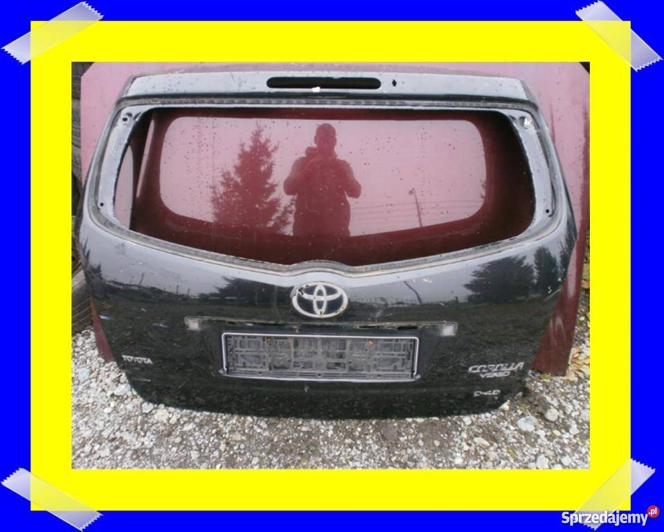 Toyota corolla verso 2004 2005 06 2007 klapa tył Karoseria Wrocław