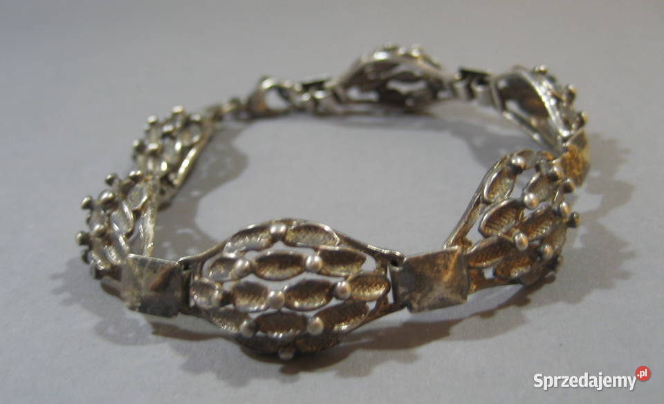 Bransoleta Srebrna Jemioła Warmet Warszawa