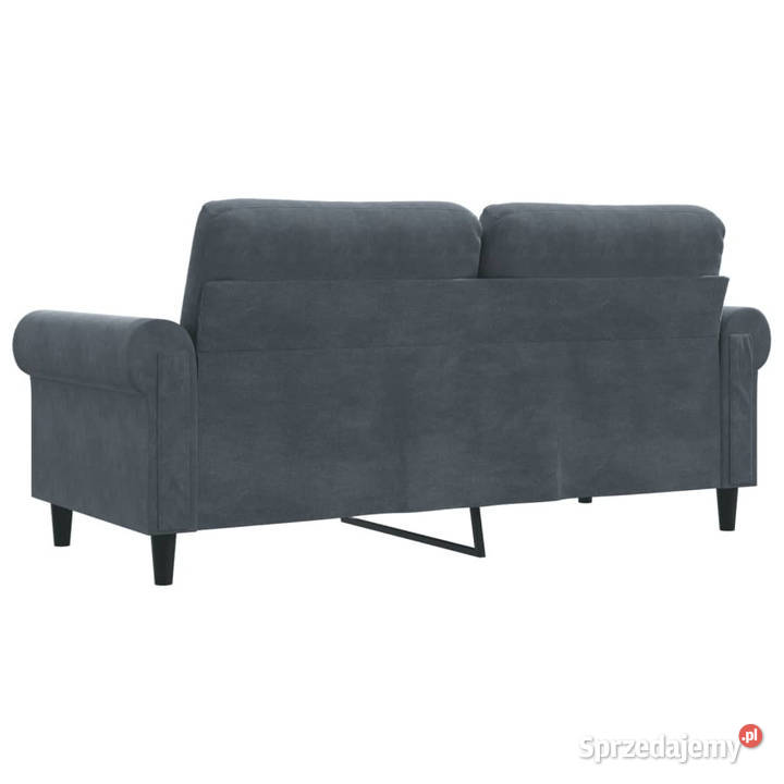 Sofa 2osobowa ciemnoszary 140 tapicerowana Warszawa sprzedam