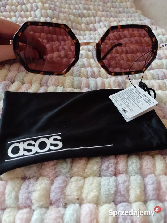 ASOS Okulary przeciwsłoneczne w etui z Londynu Dla kobiet małopolskie Kraków sprzedam