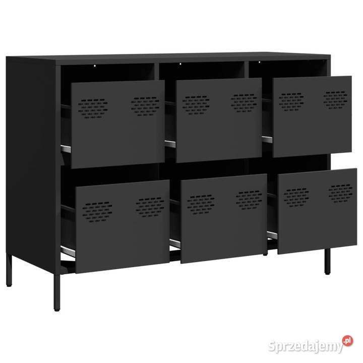 Szafka czarna 1015x39x735 stal walcowana na Warszawa
