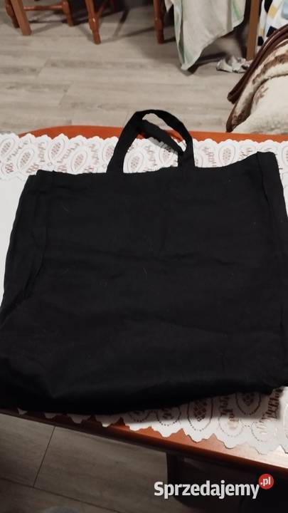 torba materiałowa duża czarna Poznań