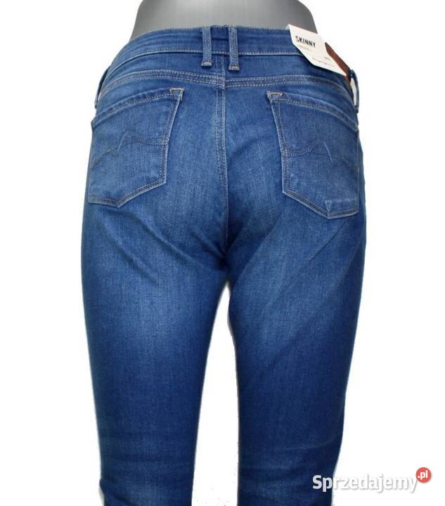 Damskie jeansy Pepe Jeans Soho Skinny Mid Waist Tarnowskie Góry