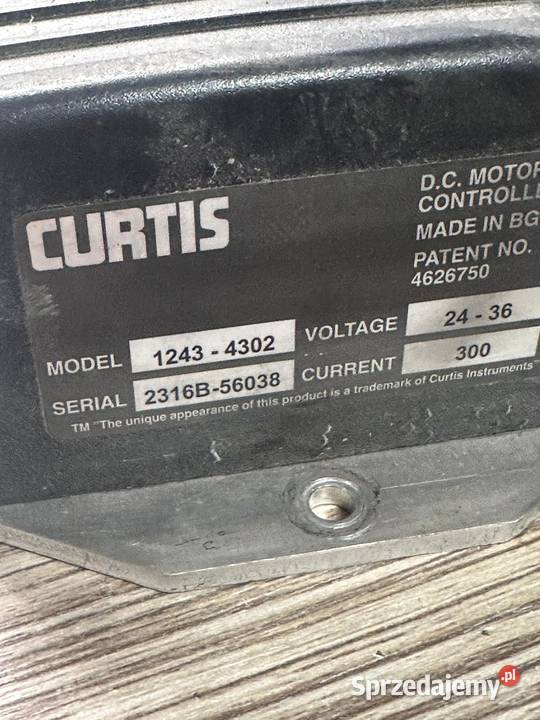 Programowalny sterownik silnika CURTIS 12434302 Układ elektryczny i zapłon