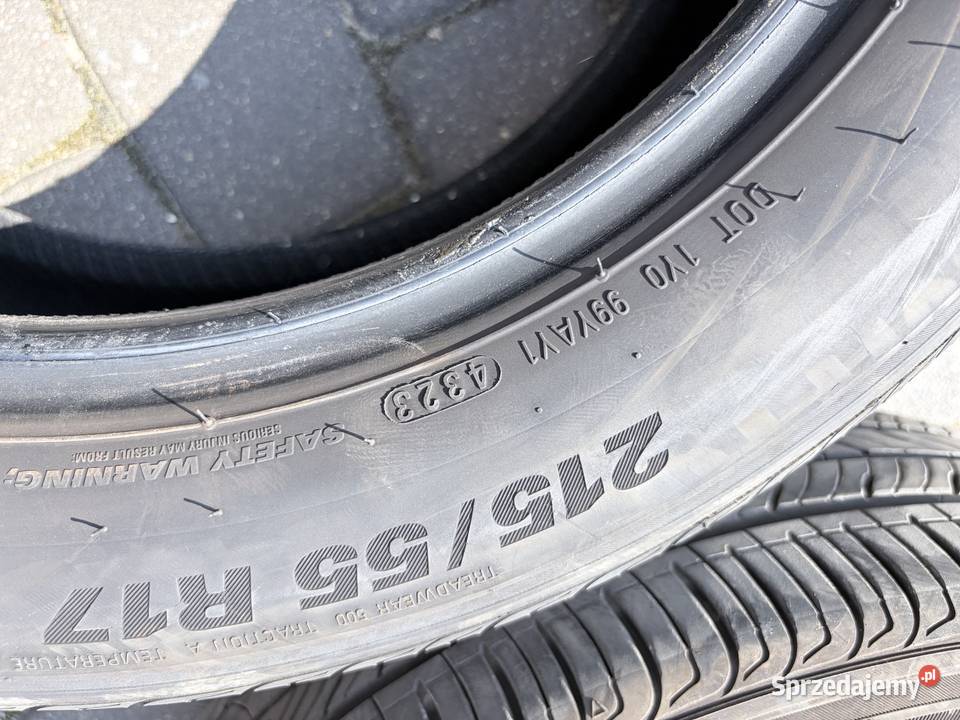 Opony kumho letnie 21555R17 2023 Samochodowe sprzedam