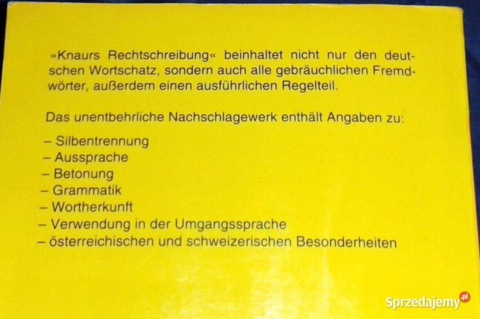 Knaurs Rechtschreibung Rechtschreibung Chełm