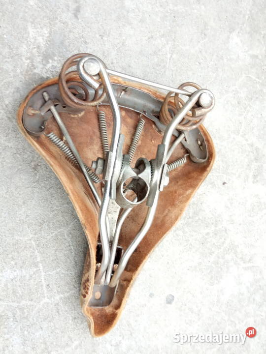 Siodełko Skórzane Ukraina lata 70te sprzedam