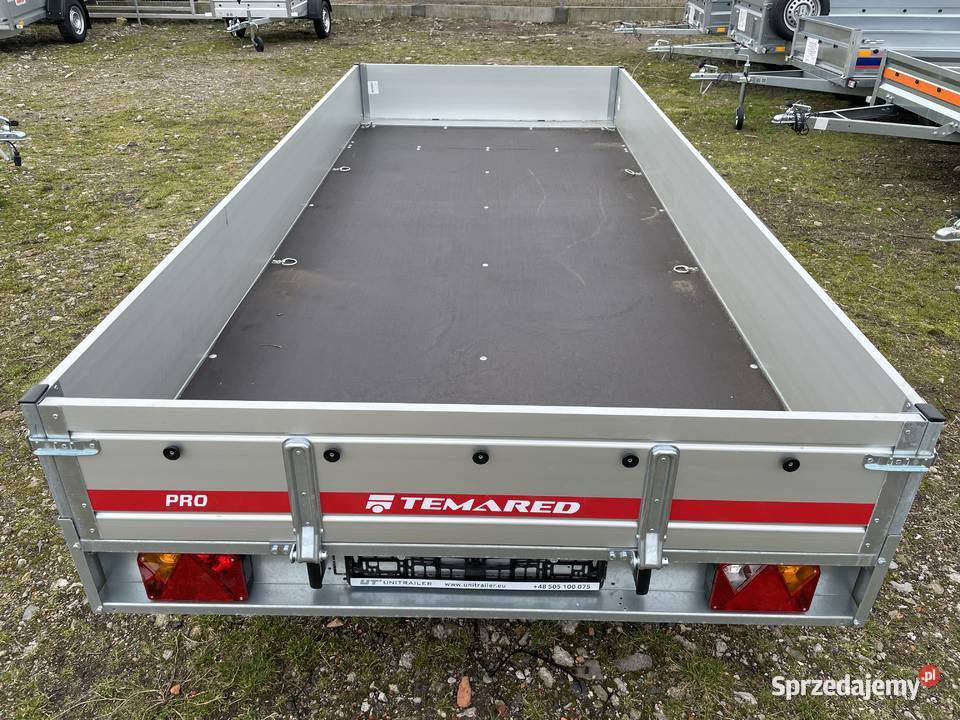 Przyczepka dwuosiowa Temared 350x150 750 DMC towarowe