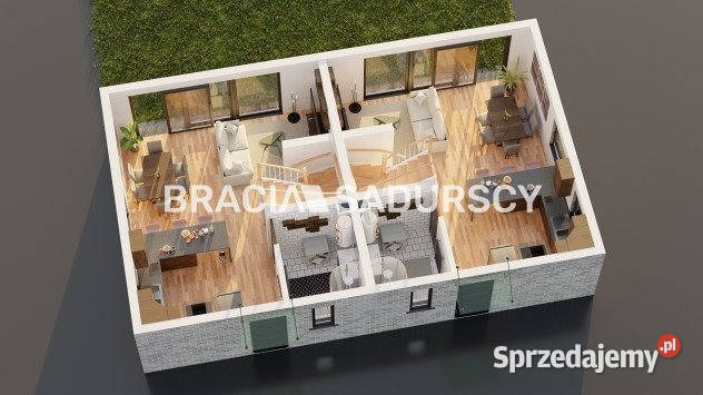 Dom bliźniak 9394m2 Kraków Koprowa małopolskie