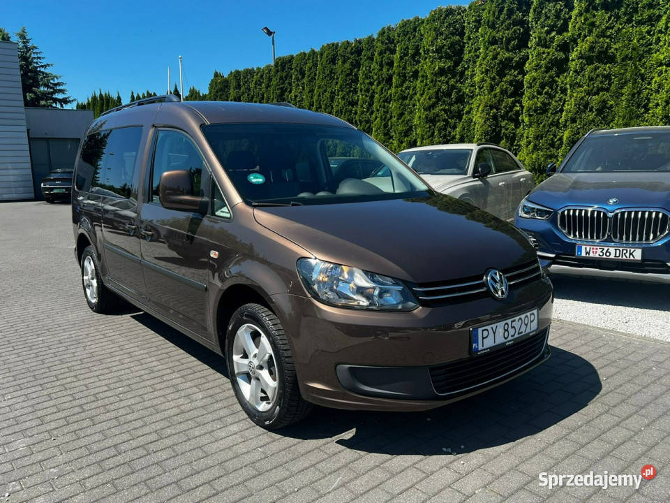 Volkswagen Caddy 16 TDI 5os MAXI Niski przebieg Zarejestrowany w Polsce wielkopolskie Baranowo