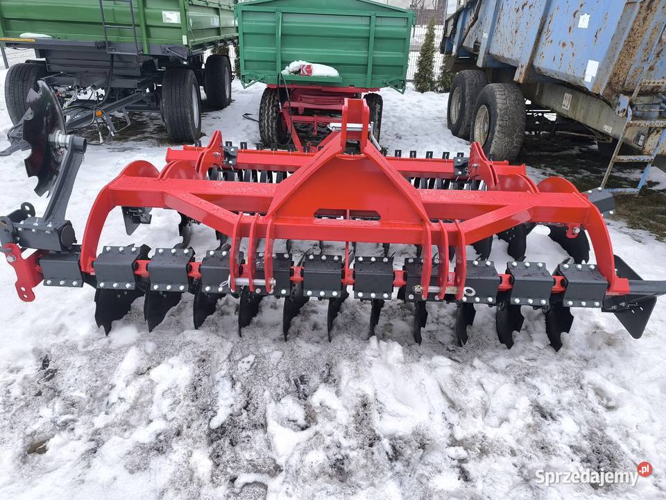 Brona talerzowa 3m wał daszkowy nowa agregat nieuszkodzony Lublin