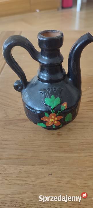 Ładny mały dzbanuszek z kamionki Vintage
