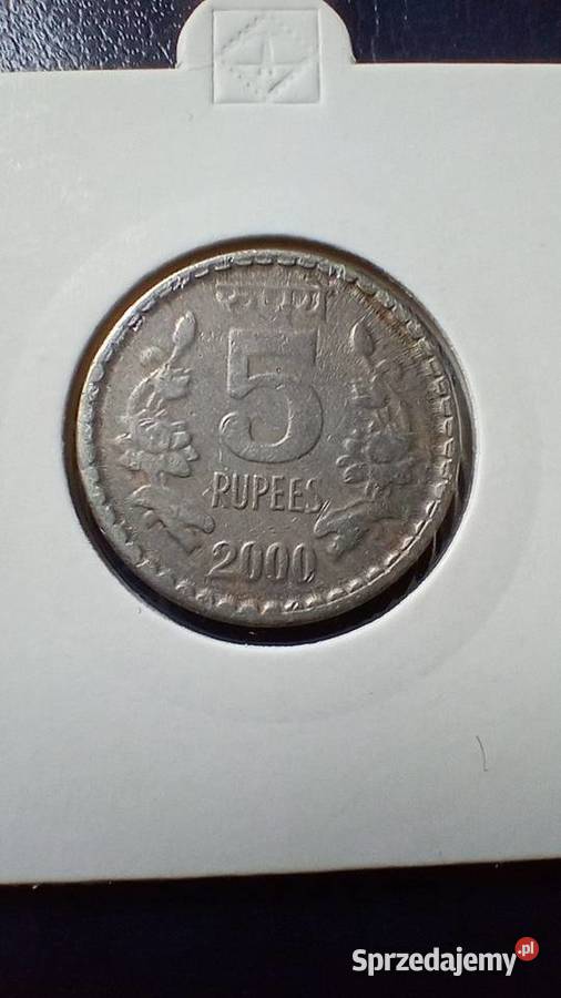 Stare monety 5 rupii 2000 Indie Lesko sprzedam