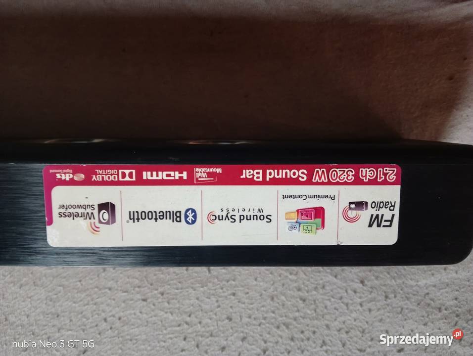 Soundbar LG las655k Zestawy kina domowego Przyszowice sprzedam