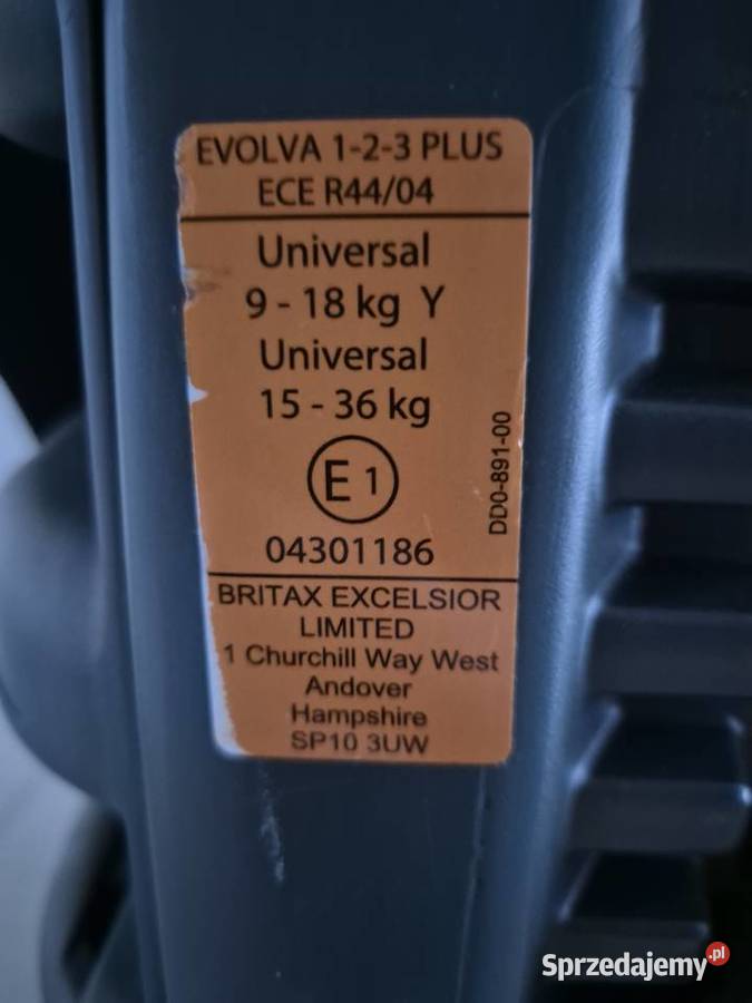 Britax fotelik samochodowy Britax 9 - 36 kg Jaworzno