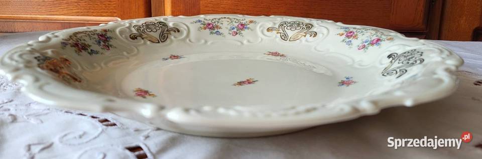 Schirnding Bawaria duża kremowa piękna patera Gdańsk