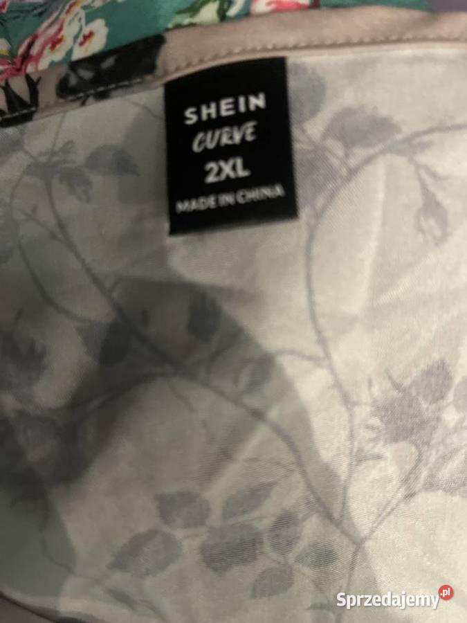 Shein Curve bluzka modny wzór kwiaty floral hit zachodniopomorskie Choszczno