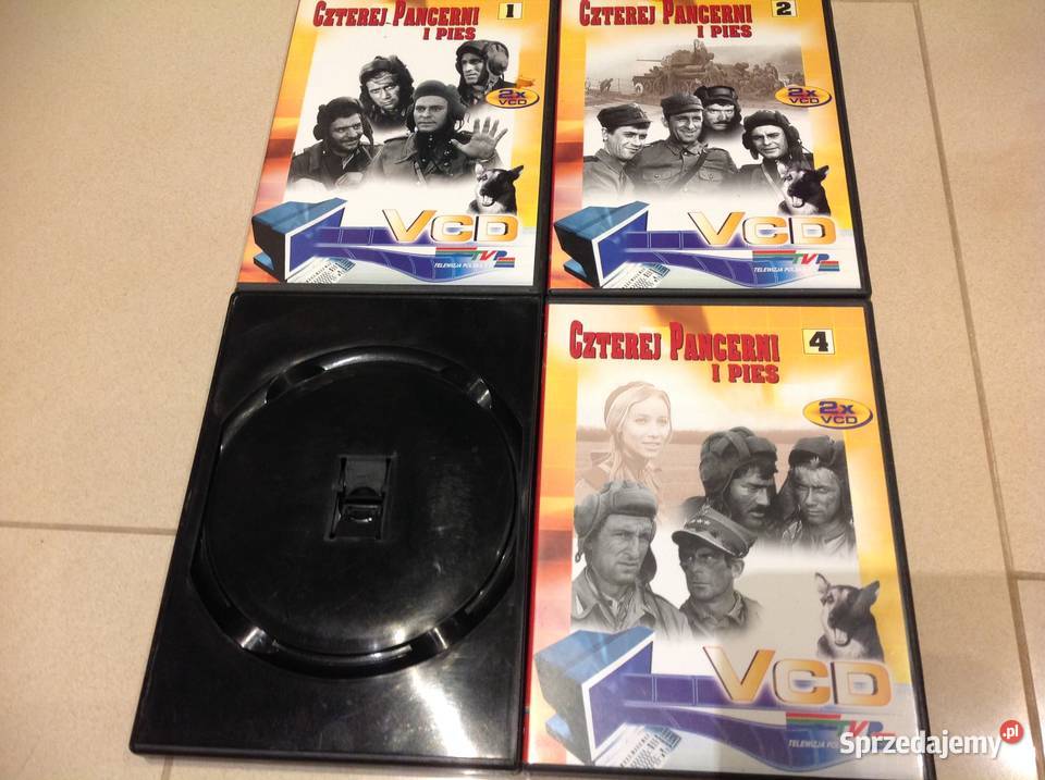 Film Czterej Pancerni i Pies 4 odcinki x 2 VCD Filmy