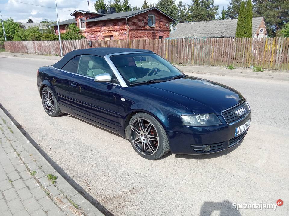 Audi a4 b6 cabrolet LPG A4 Nowe Miasto Lubawskie