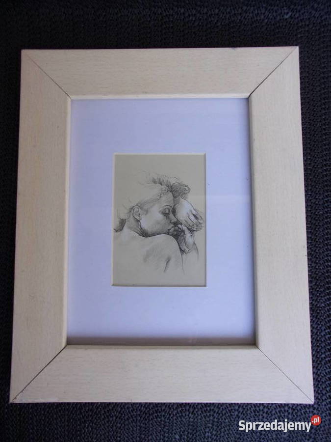 Piękny rysunek Śpiąca Kobieta autorka Francine Warszawa