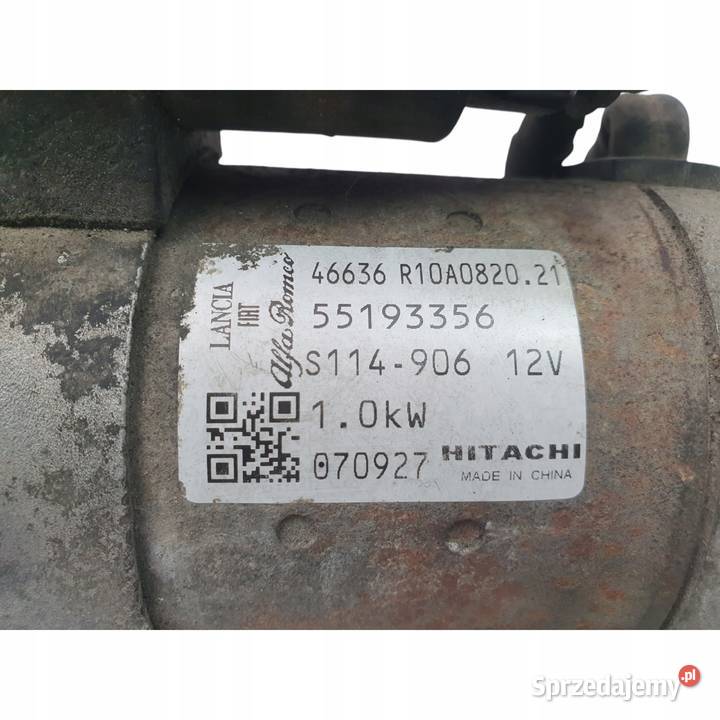 ROZRUSZNIK Fiat 500 14 16V oryginał 55193356 Chełm