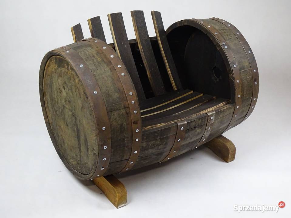 Fotel siedzisko z beczki dębowej Stylowy Pozostałe pomorskie Gdańsk sprzedam