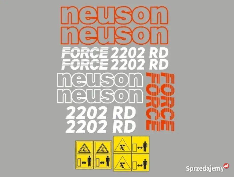 Naklejki oklejenie NEUSON FORCE 2202 RD Janików