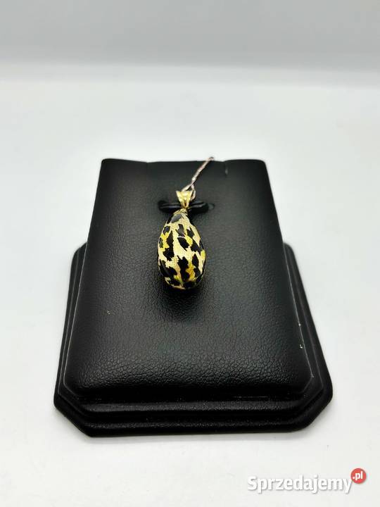 Nowa złota zawieszka pr 585 128g Łezka panterka Elbląg